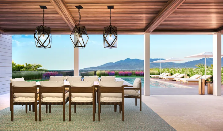 villa-wildflower-st-barth-swimming pool terrace